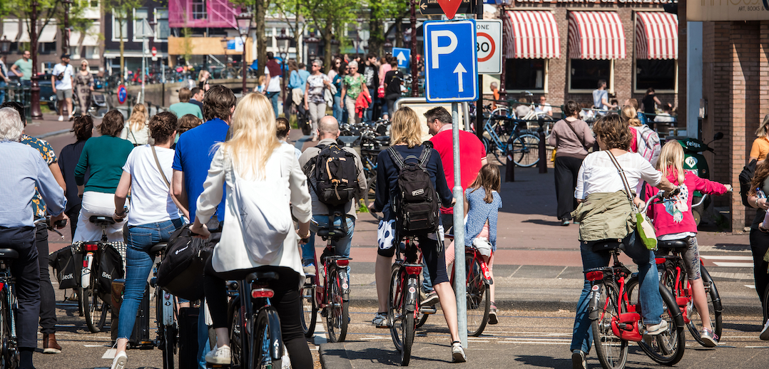 Fietsers Amsterdam