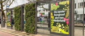 Amsterdam groene tramhalte