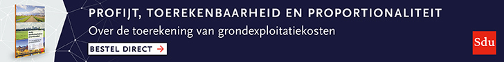 Banner Profijt Grondexploitatie